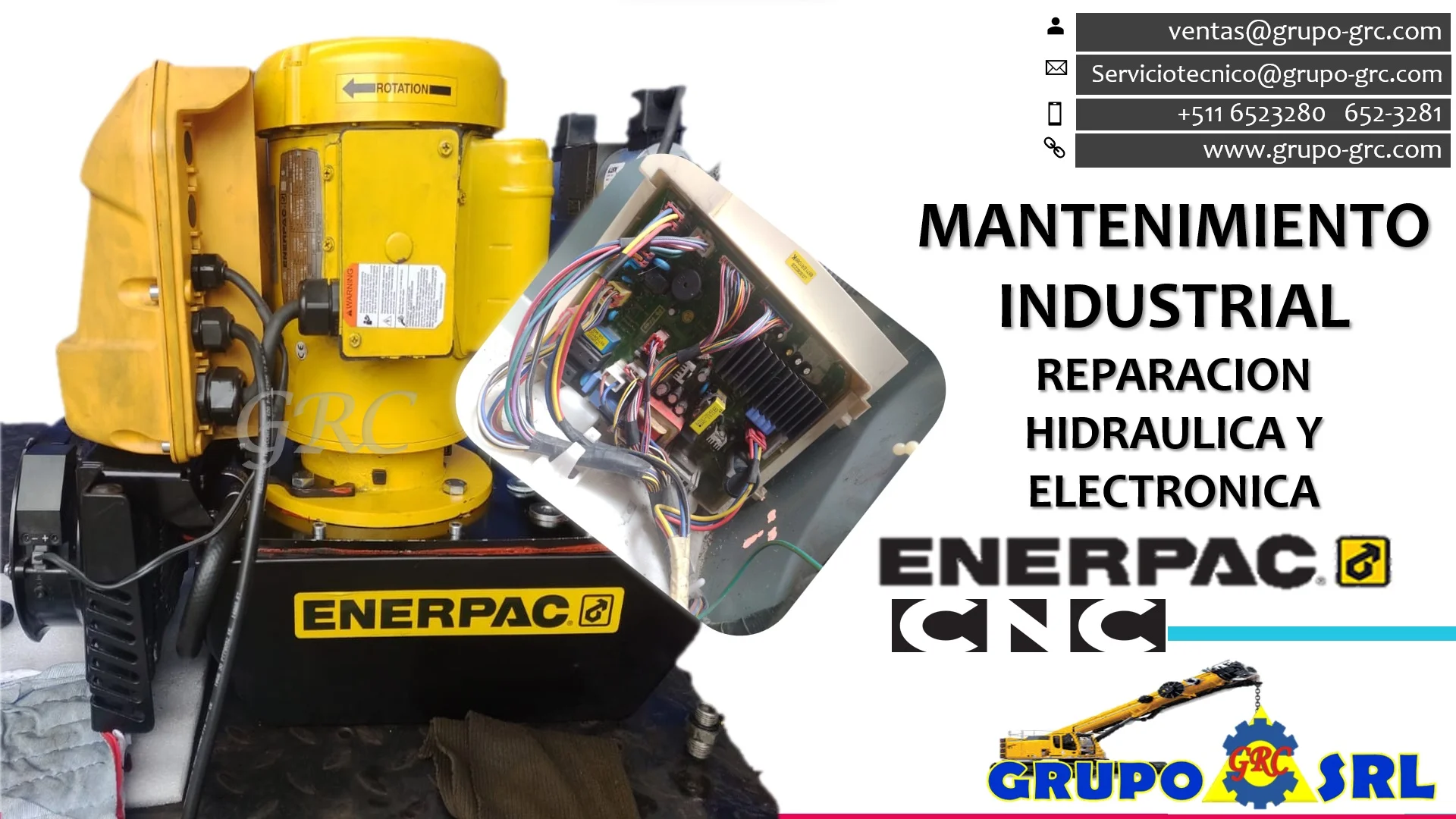 Bombas ENERPAC Reparacion de bombas ENERPAC